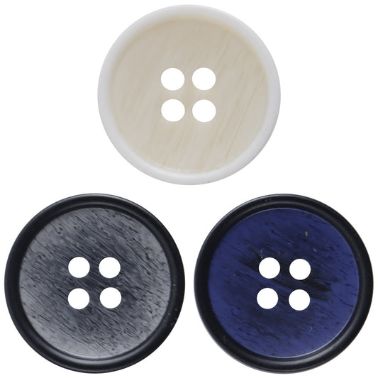 Gradient Blue Resin Buttons for Commuter Suit Workwear 30kpl