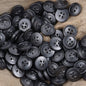 Classic Black and White Resin Buttons for Shirt Suit,100PCS