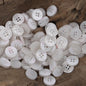 Gear 11.5mm Round 4-Hole Resin Decorative Buttons 50pcs