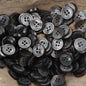 Gear 11.5mm Round 4-Hole Resin Decorative Buttons 50pcs