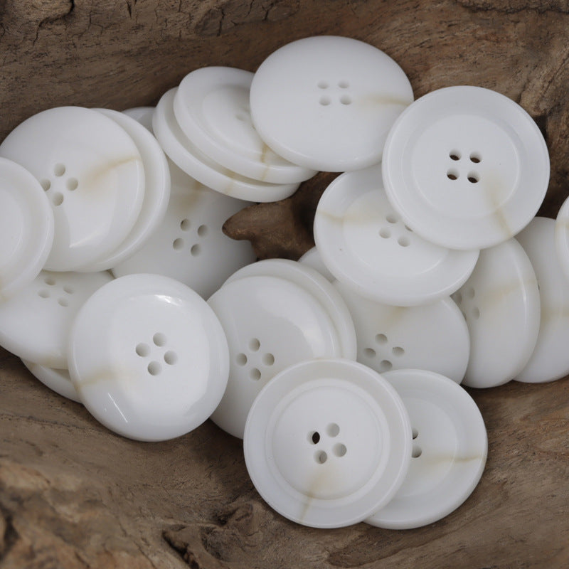 Dark Green Resin Buttons for Khaki Casual Pants -30pcs