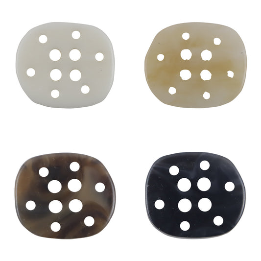 12.5mm Multi-Hole Resin Buttons for Beach Shirts,Dresses 50pcs