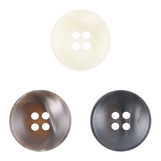 Gradient Hazy Round 4 Hole Resin Buttons 30pcs