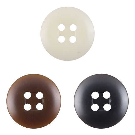 Minimalist Phoenix-Groove Black White Resin Buttons,50pcs