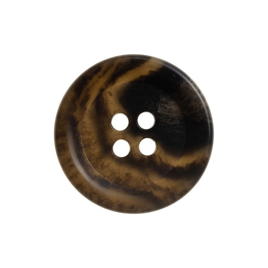 Dark Brown Leopard Print Urea Buttons for Woolen Coats 20pcs