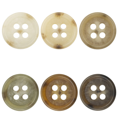 Round 4 Hole Baby Shirt Urea Buttons, 60 Pakkaus