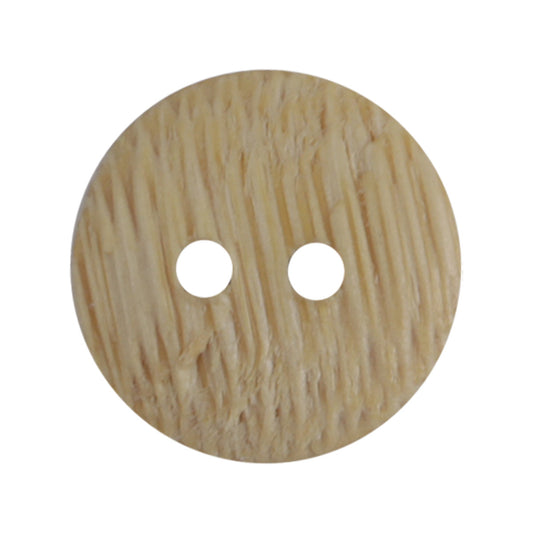 Boutons en bambou naturel à 2 trous pour vêtements d'enfants 30pcs