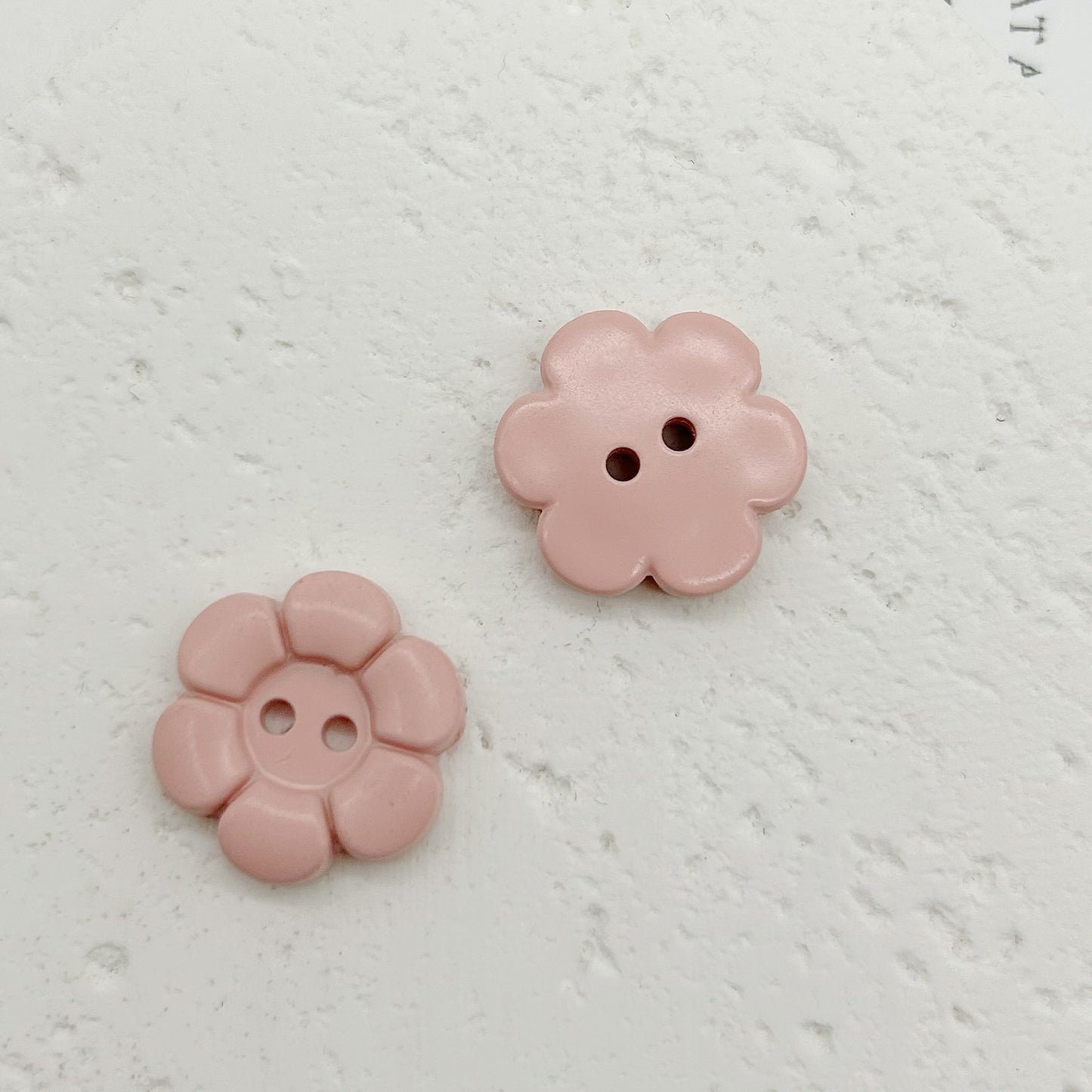 11.5mm Colorful Plastic Flower-Shaped Two-Hole Buttons for Children's Clothing 100PCS