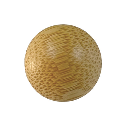 Boutons ronds en bambou naturel en forme de champignon de 11/15 mm avec tiges en métal, 50 pièces