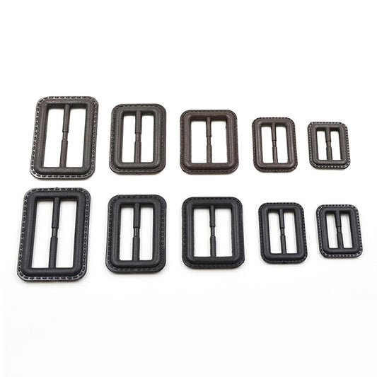 Boutons en D en nylon de 20-70 mm de diamètre intérieur pour ajustement de ceinture de manteau, pack de 200