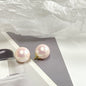 10/12mm Pearl Metal Base Buttons for Cheongsam Knitted Cardigans Shirts 12pcs