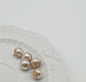 11.5mm Golden Metal Lace Colorful Pearl Buttons for Shirt Cardigan Cuff 100pcs