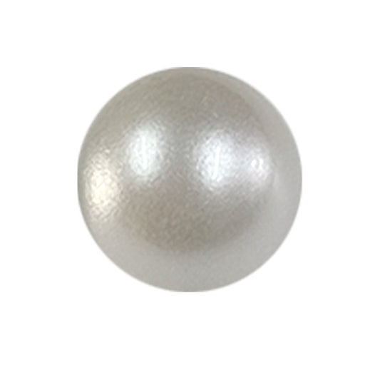 Botones de Perla Blanca de 11.5mm con Base de Metal para Puños de Camisa y Cuellos 40pcs