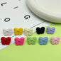 18mm Colorful Butterfly-Shaped Children's Cartoon Shank Buttons 60 Pack