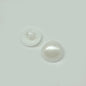 7.5 - 30mm Black and White Plastic Mushroom Buttons with Shanks for Sewing