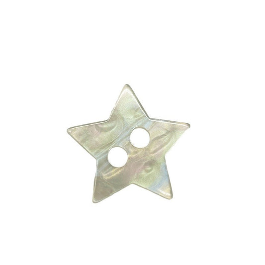 35mm Two-Hole Colorful Star-Shaped Buttons for Coats Padded Jackets 100pcs