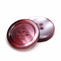 15-25mm Round Gradient Color Four-Hole Pearlized Resin Buttons for Sweaters Coats 40pcs