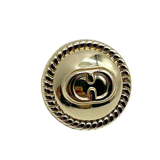 12mm Round Double D Metal Buttons with Shanks for Shirts Sweaters 30pcs