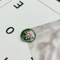 18/23mm Monet Garden Olje-Drop Blomst Metall Vintage Pyntet Knapper 50stk