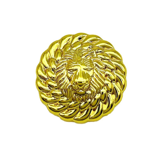 18/25/38mm British Classic Balmain Lion Head Buttons for Women's Blouses Jackets 10pcs