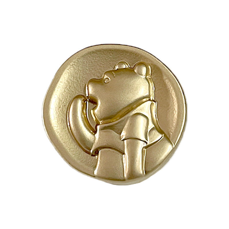 18/23mm Teddy Bear Metal Buttons for Children's Clothing 50pcs