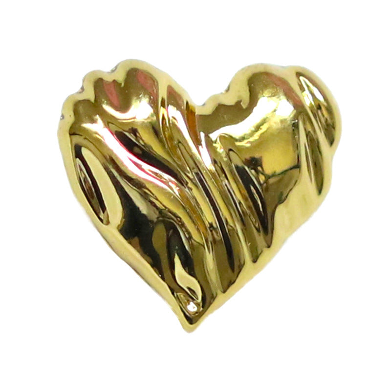 Botones de metal en forma de corazón vintage de 12 mm para puños de camisa 30 piezas