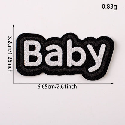 3M Autocolantes 3D Hi Baby Footprint Alfabeto para Crianças 18PCS