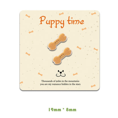 Paquete de 10 parches de perro Adorable Autoadhesivos Puppy Time