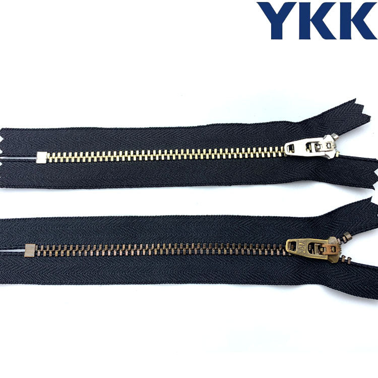 13cm/14cm/15cm YKK metall glidelåser med lukket ende for jeans